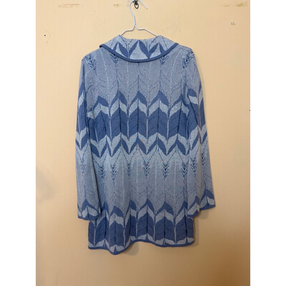 PENDLETON Women’s Linen Cotton Nice Print Knit Open Lightweight Cardigan Size M